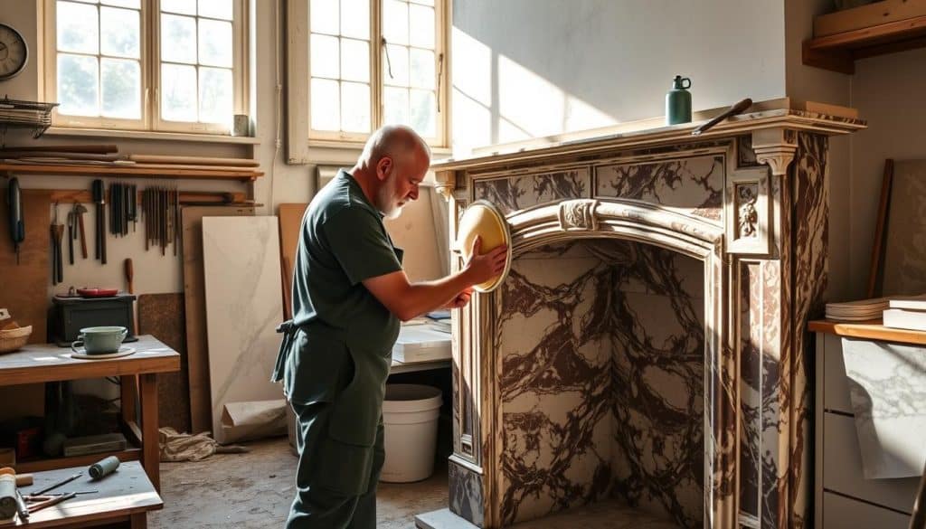 Marble restoration services