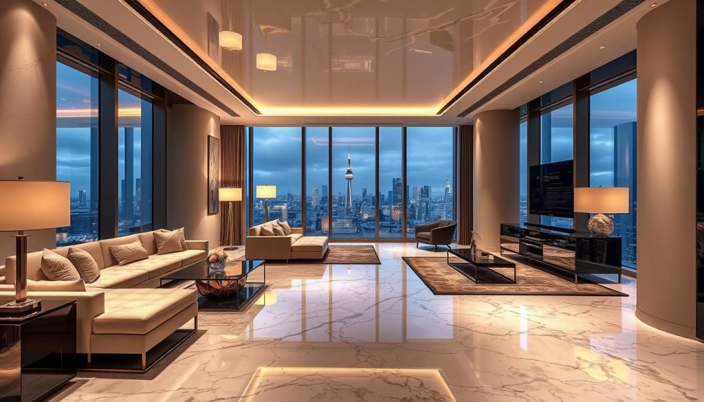luxury property marble restoration canary wharf