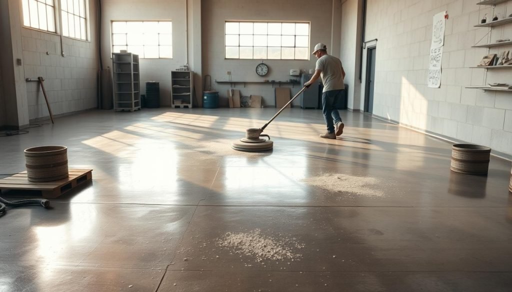 polishing concrete