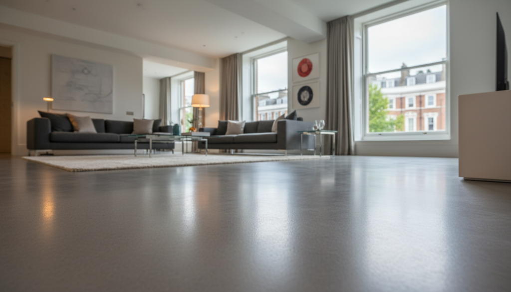 concrete floor Marylebone