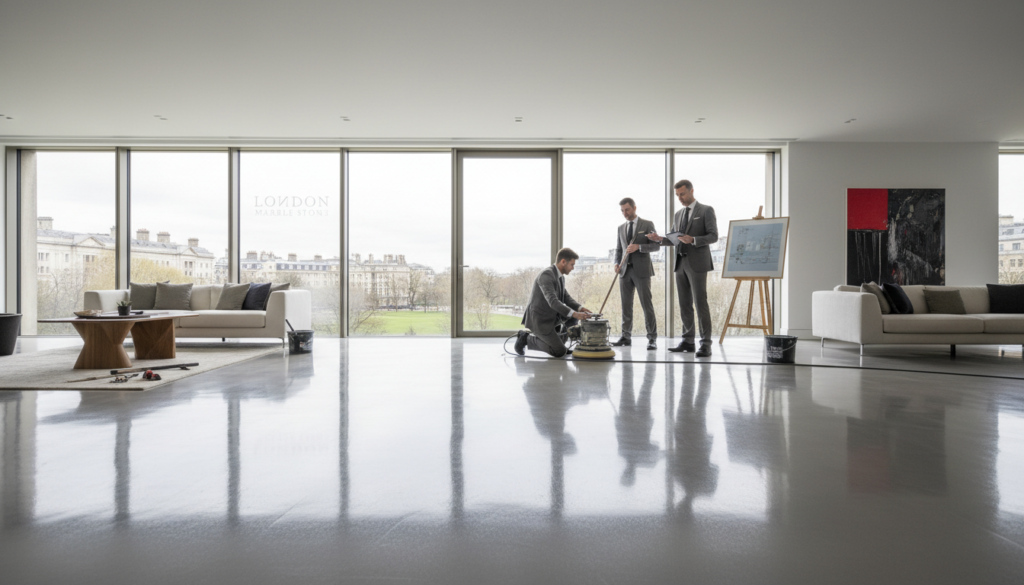 concrete flooring Lancaster Gate