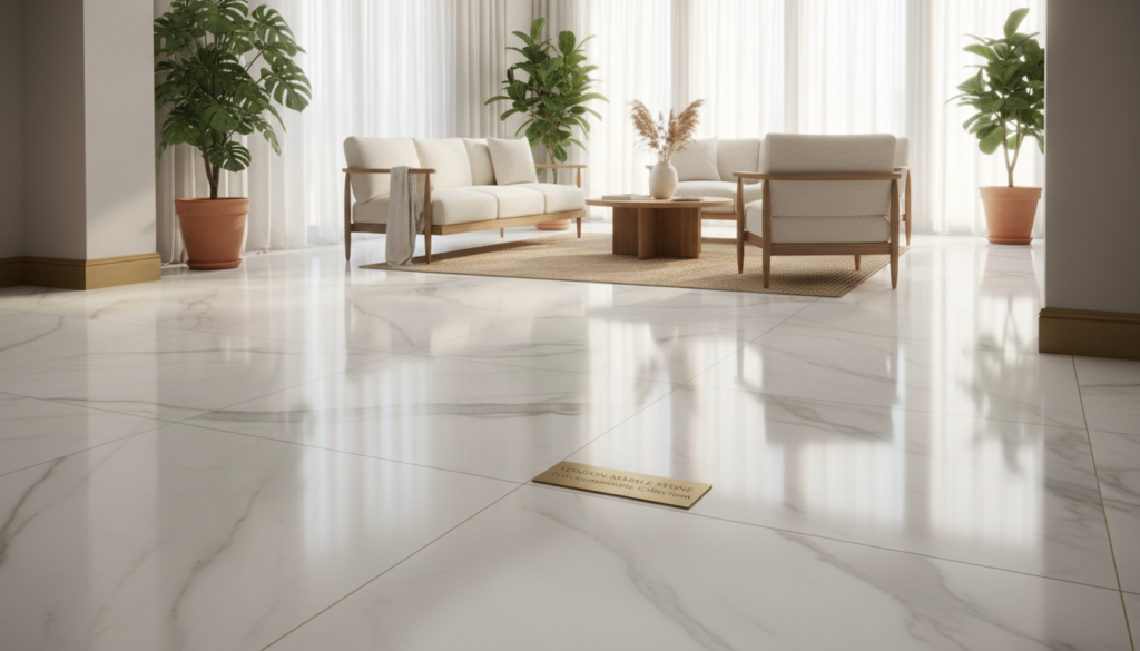 eco-friendly marble floor Covent Garden natural stone sustainability