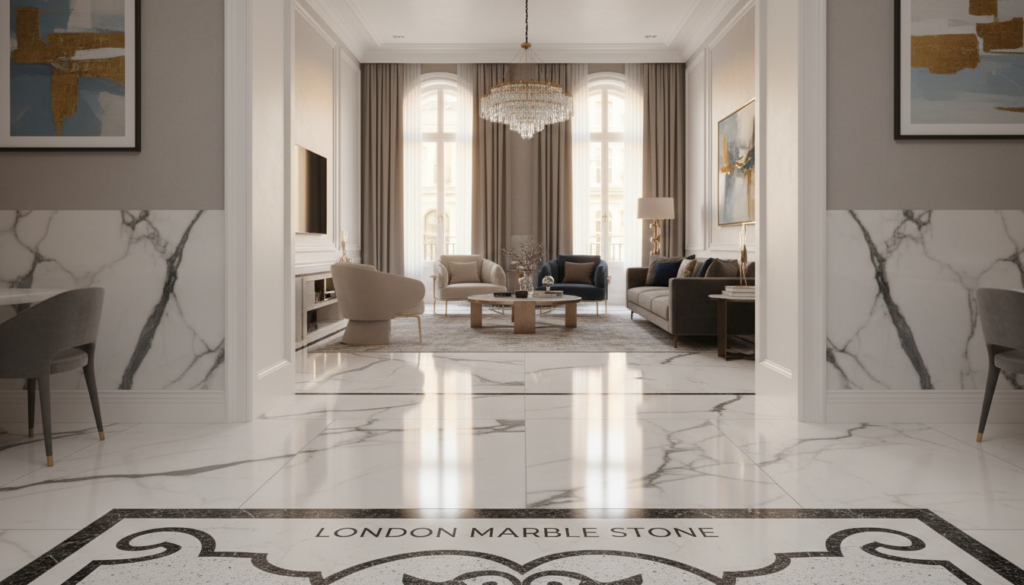 marble finishes Mayfair luxury homes