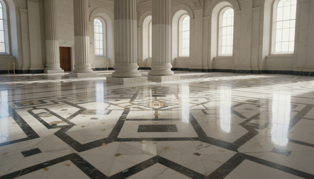 marble fitters Temple bespoke floor design