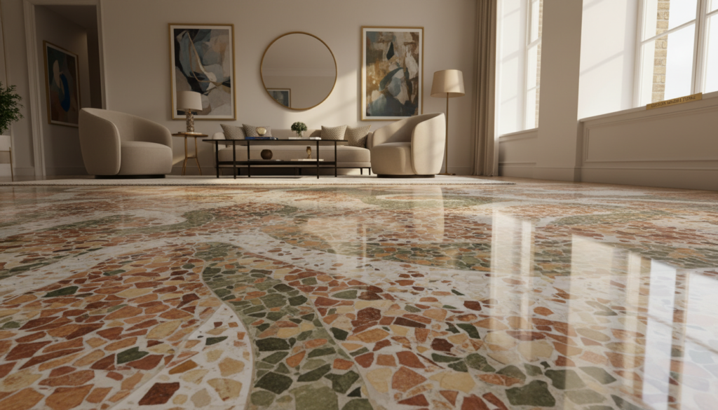 terrazzo flooring Fitzrovia
