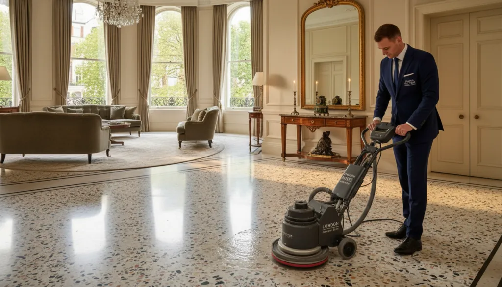 terrazzo maintenance and floor care in Belgravia