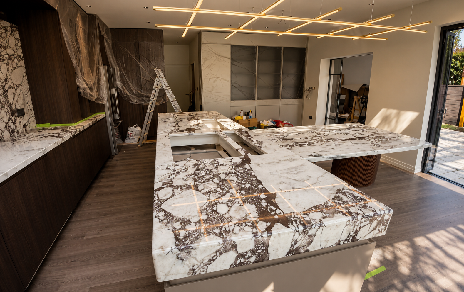 Marble Kitchen Worktop Installation - London Marble Stone