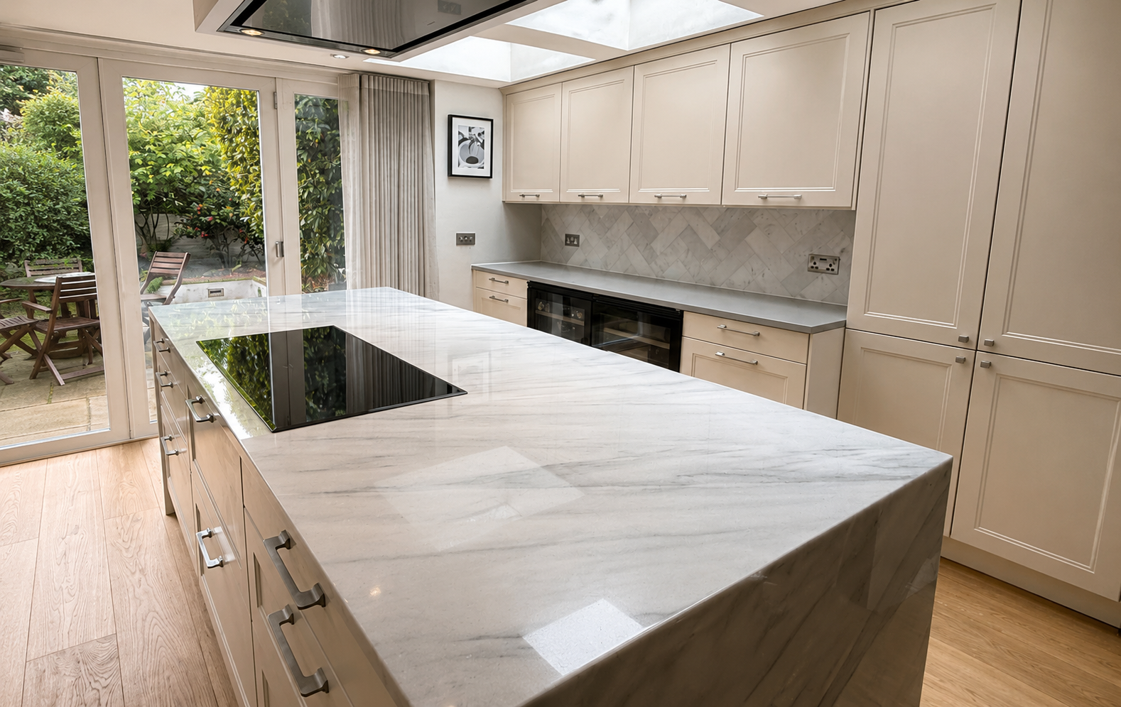 Natural Marble Kitchen Worktop Polishing - London Marble Stone